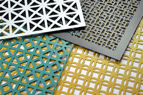 panels decorative perforated sheet metal|perforated steel sheets chart.